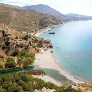 Preveli playa y rio
